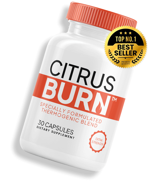 CitrusBurn thermogenic blend supplement bottle, 30 capsules